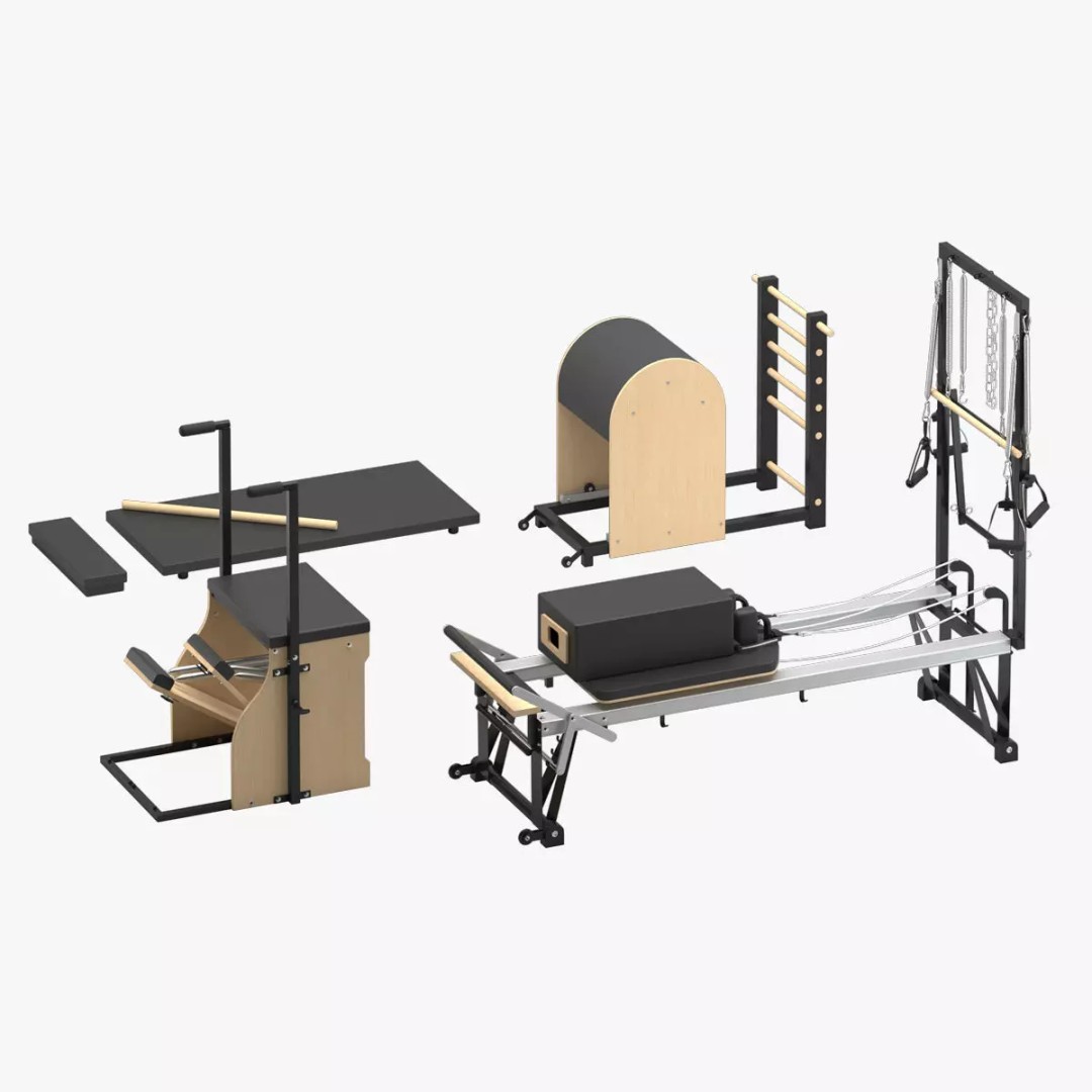 MERRITHEW Pilates Equipment 3D Model – Realistic Gym Asset, FBX - View 2