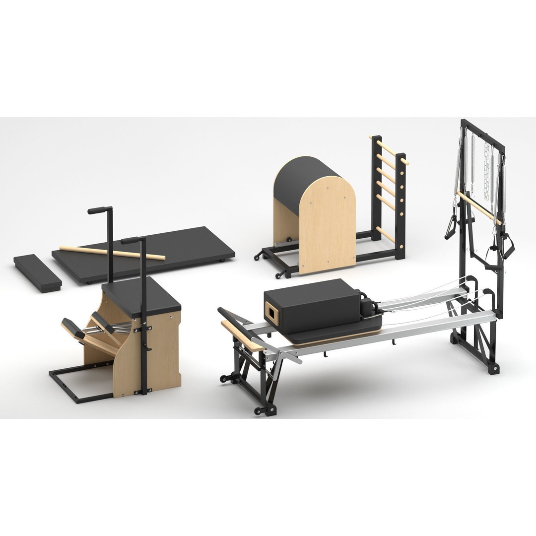 MERRITHEW Pilates Equipment 3D Model – Realistic Gym Asset, FBX - View 9