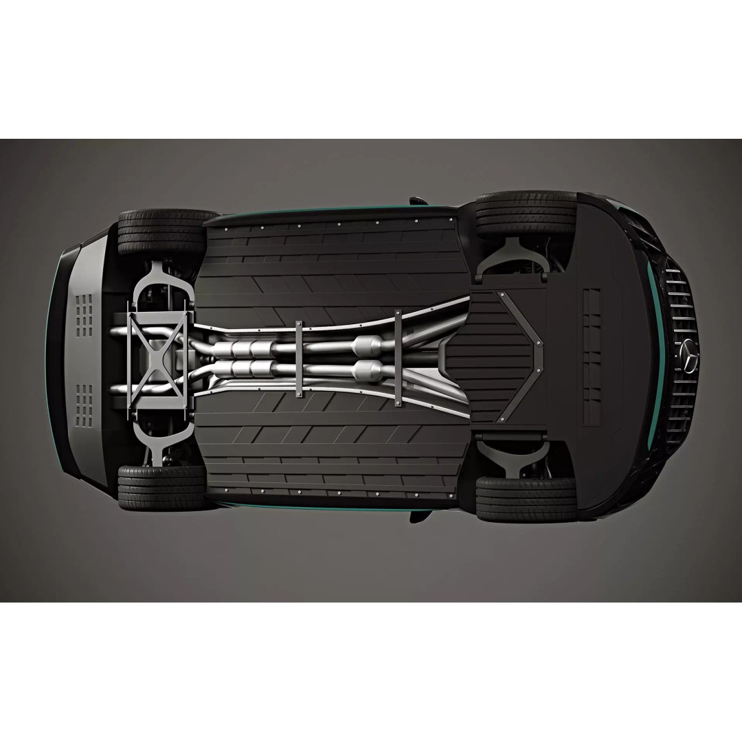 2025 Mercedes-AMG GT 63 PRO Coupe 3D Model – High Poly PBR Asset, FBX, OBJ - View 27
