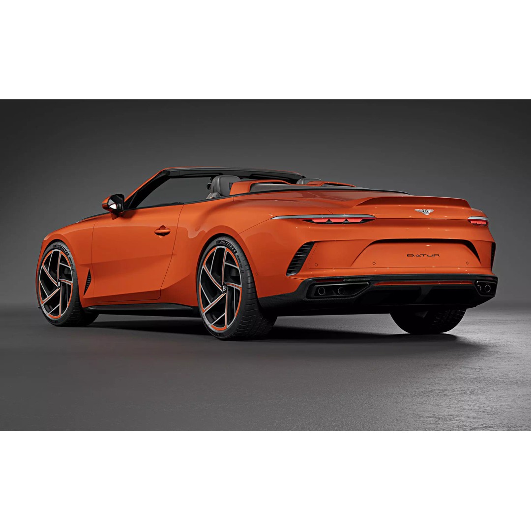 2025 Bentley Mulliner Batur Convertible 3D Model – High Poly PBR Asset, FBX, OBJ - View 3