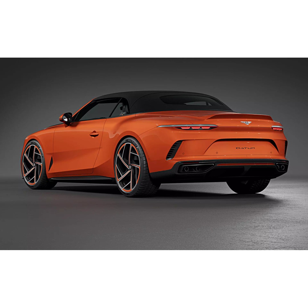 2025 Bentley Mulliner Batur Convertible 3D Model – High Poly PBR Asset, FBX, OBJ - View 4