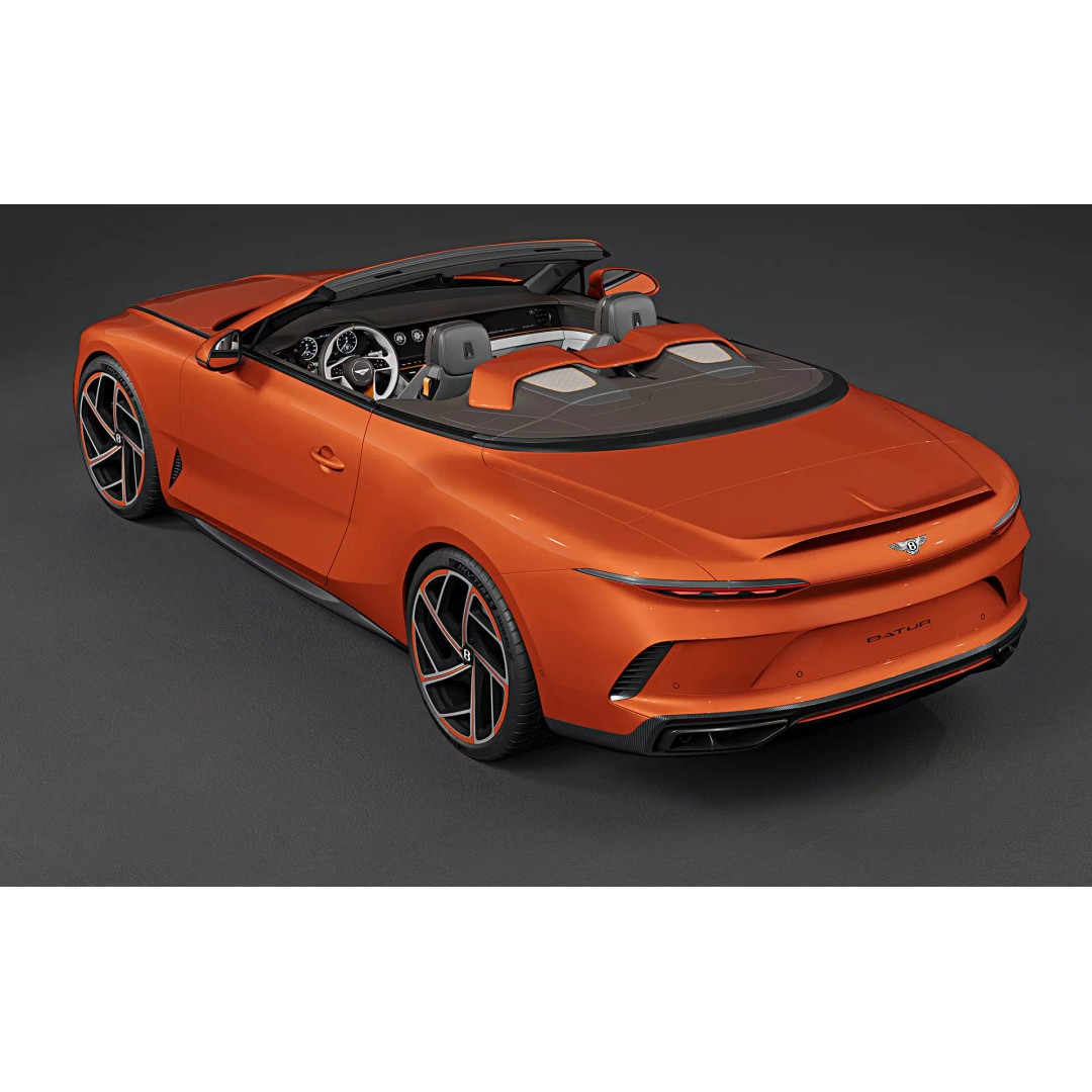 2025 Bentley Mulliner Batur Convertible 3D Model – High Poly PBR Asset, FBX, OBJ - View 8
