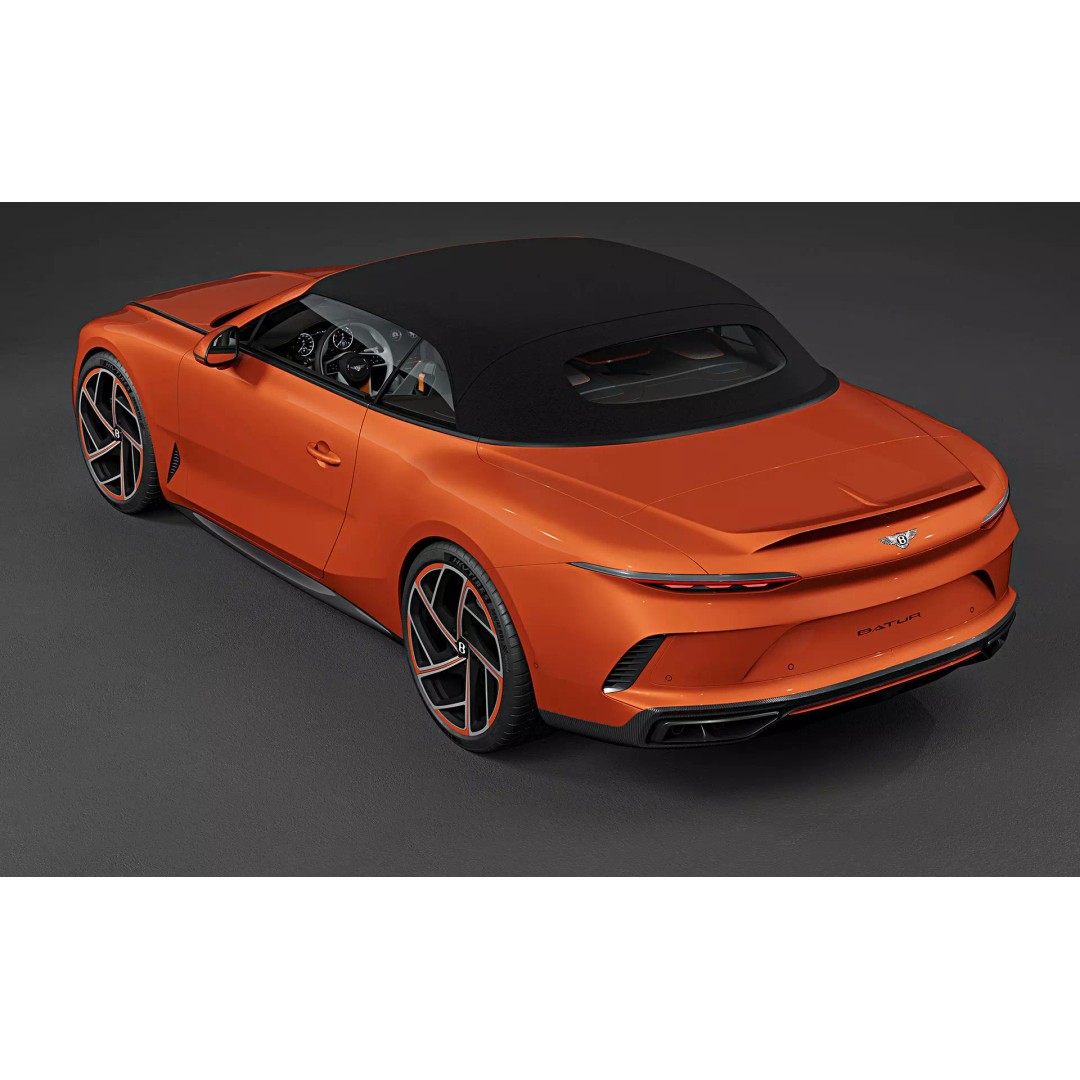 2025 Bentley Mulliner Batur Convertible 3D Model – High Poly PBR Asset, FBX, OBJ - View 9