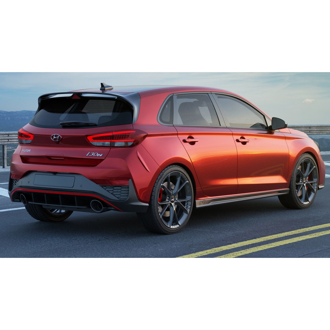 Hyundai i30 N 2021 3D Model – Realistic Sport Car, FBX, OBJ, Blender - View 20