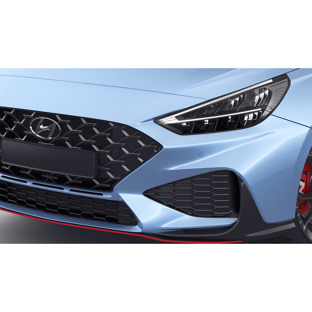 Hyundai i30 N 2021 3D Model – Realistic Sport Car, FBX, OBJ, Blender - View 6