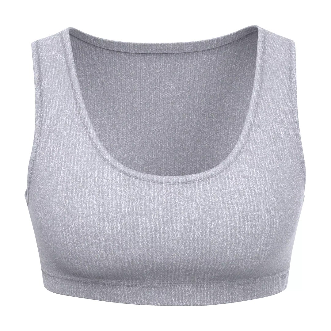 Sport Bra 3D Model – Low Poly Realistic Clothing for Fitness - View 14