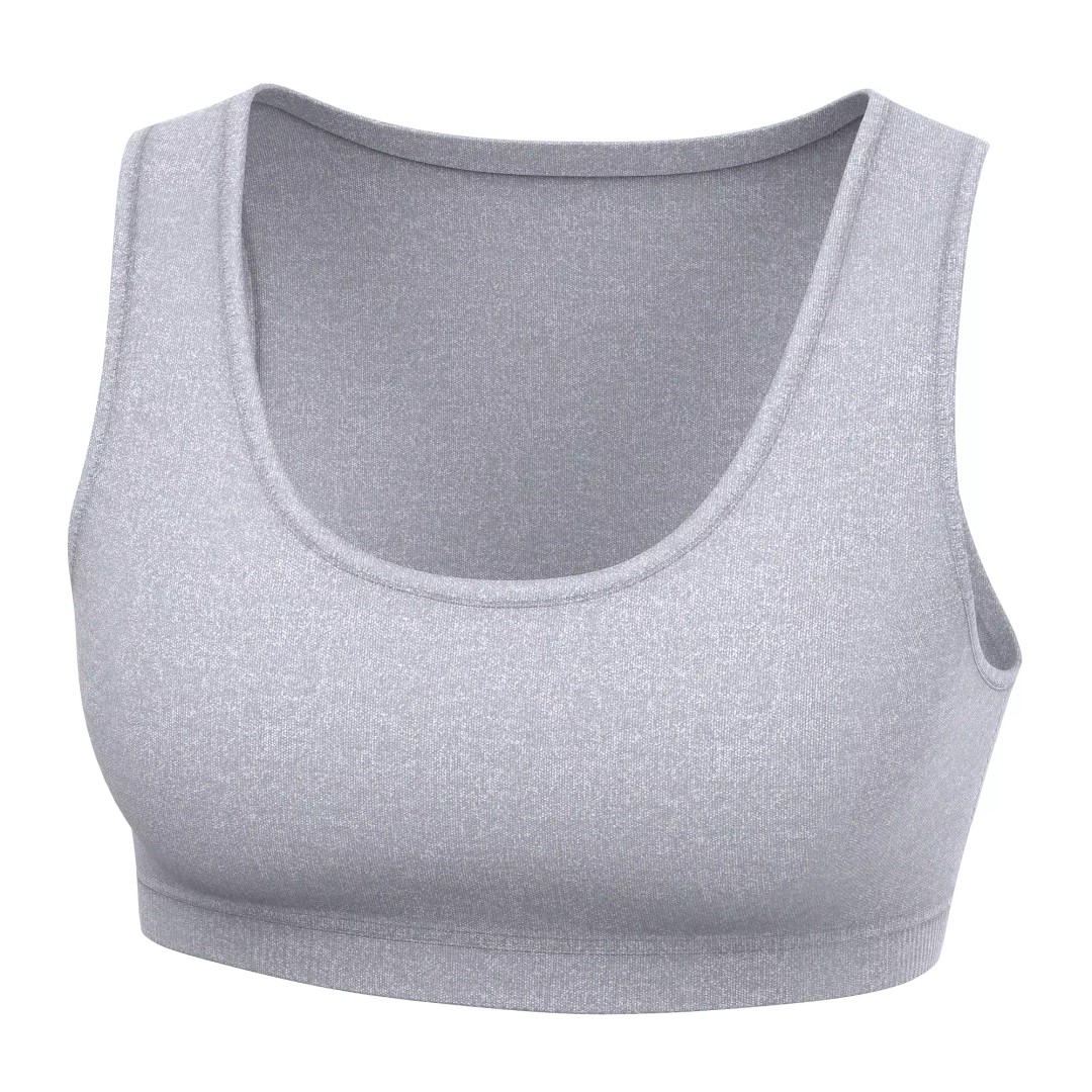 Sport Bra 3D Model – Low Poly Realistic Clothing for Fitness - View 15
