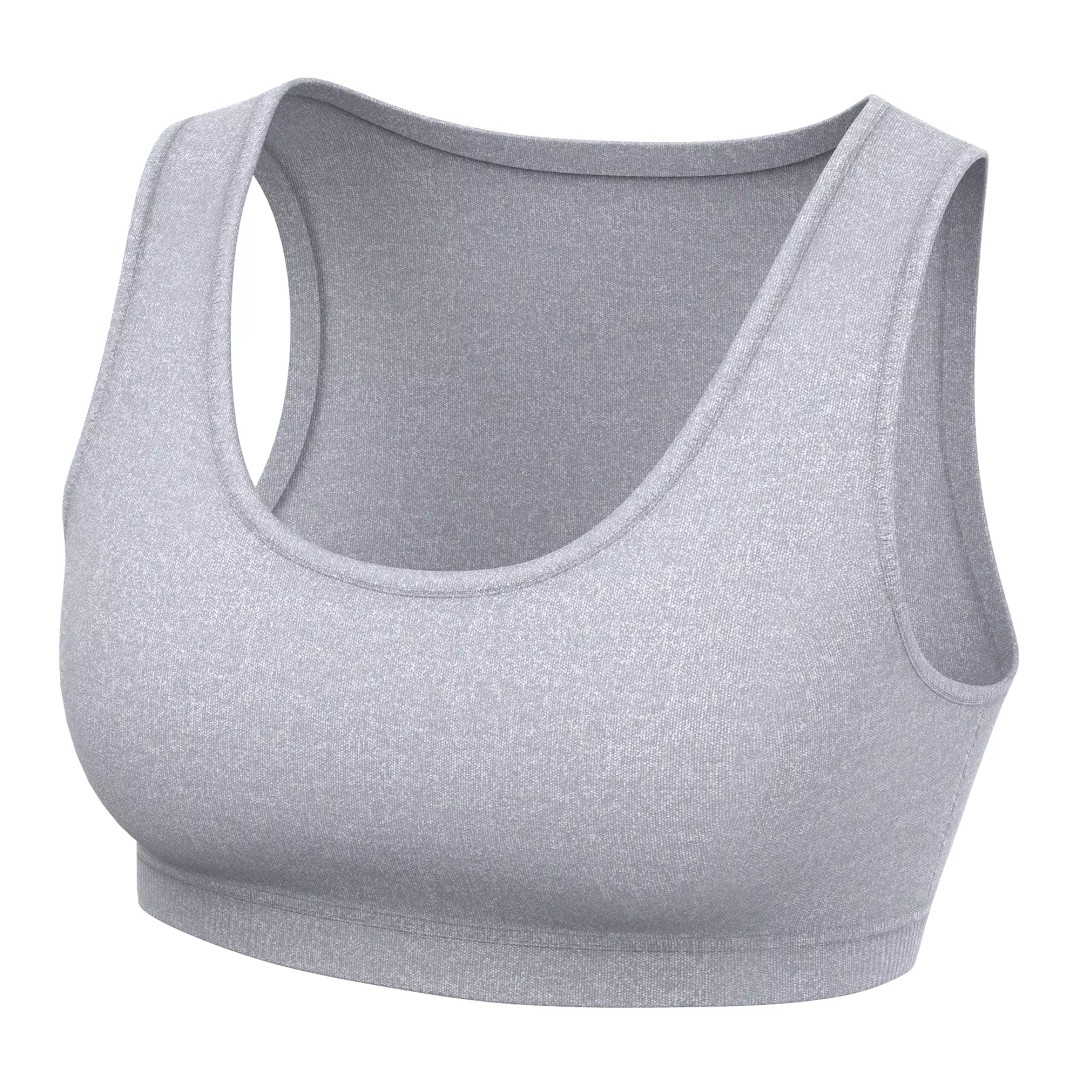 Sport Bra 3D Model – Low Poly Realistic Clothing for Fitness - View 16