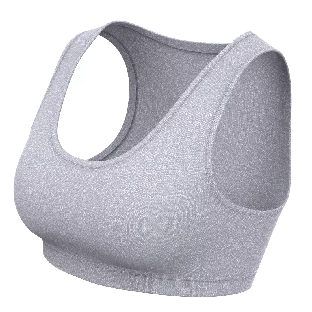 Sport Bra 3D Model – Low Poly Realistic Clothing for Fitness - View 18