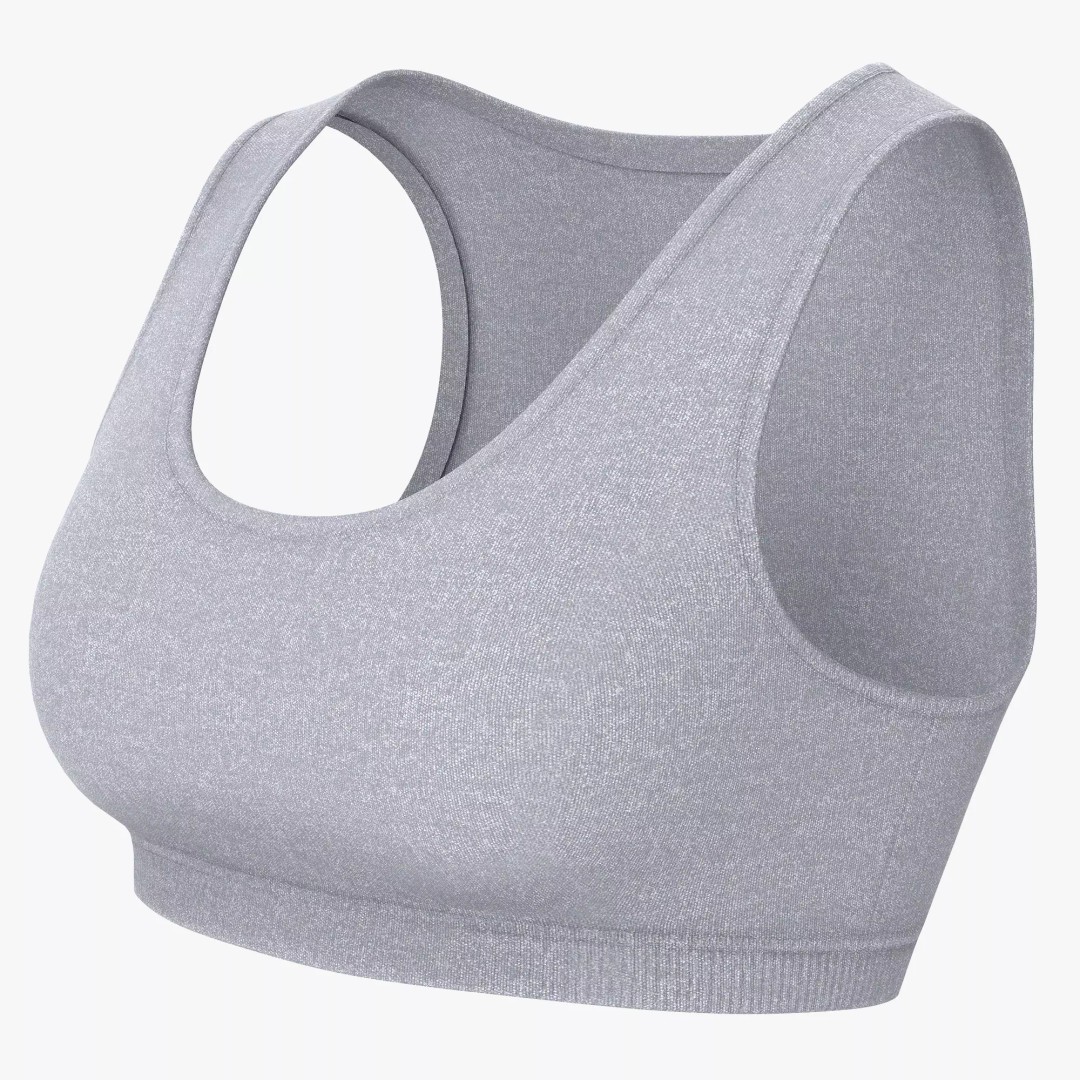 Sport Bra 3D Model – Low Poly Realistic Clothing for Fitness - View 2