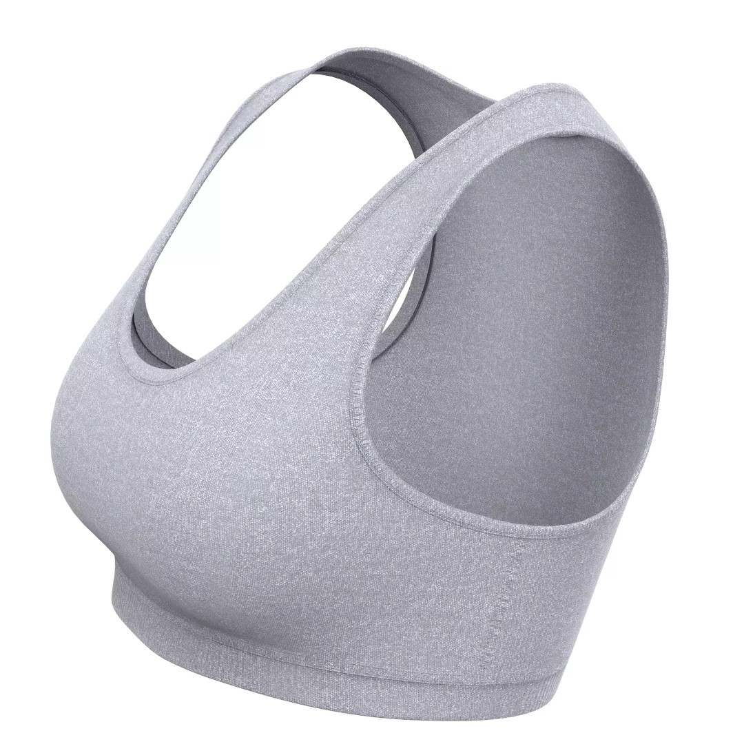 Sport Bra 3D Model – Low Poly Realistic Clothing for Fitness - View 20