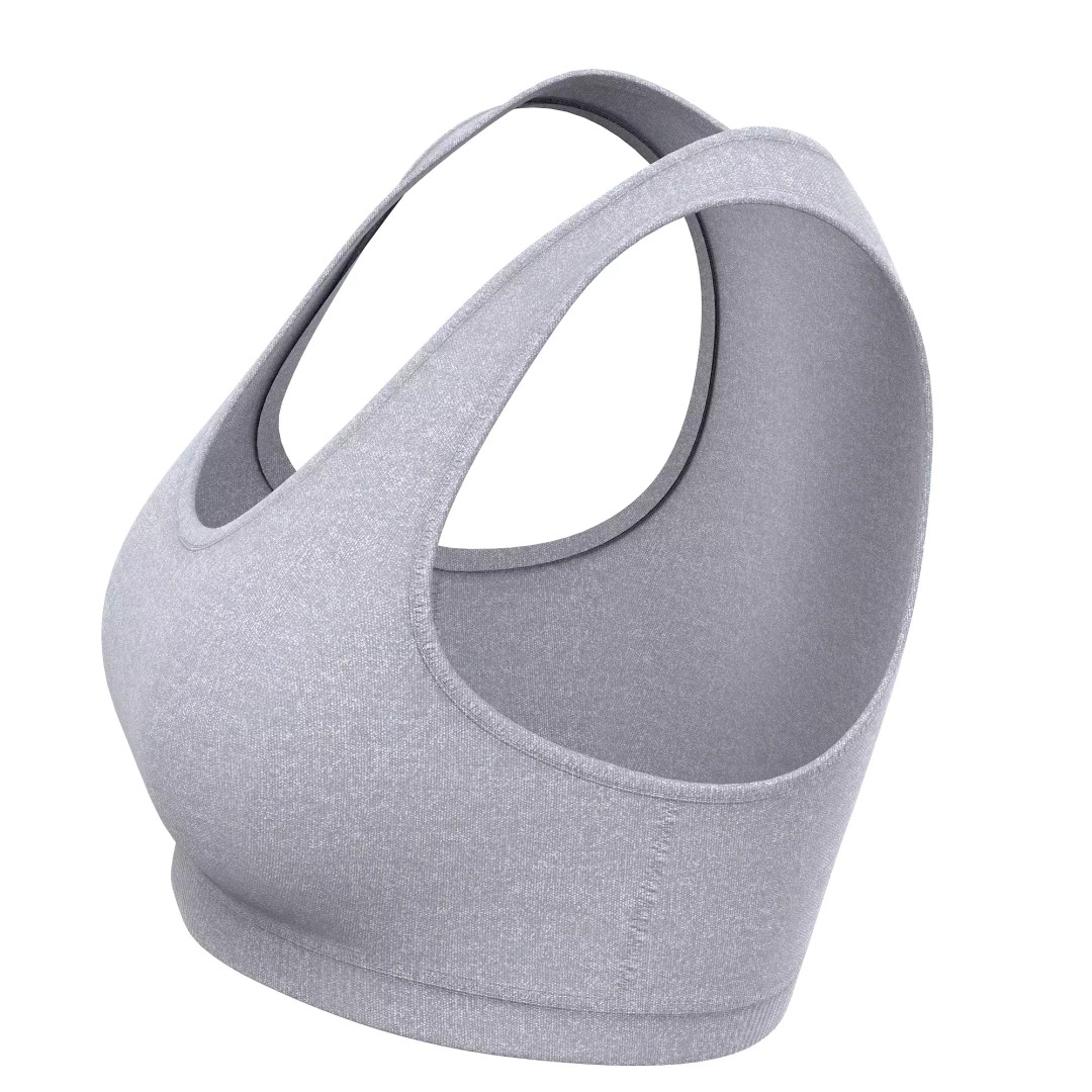 Sport Bra 3D Model – Low Poly Realistic Clothing for Fitness - View 21