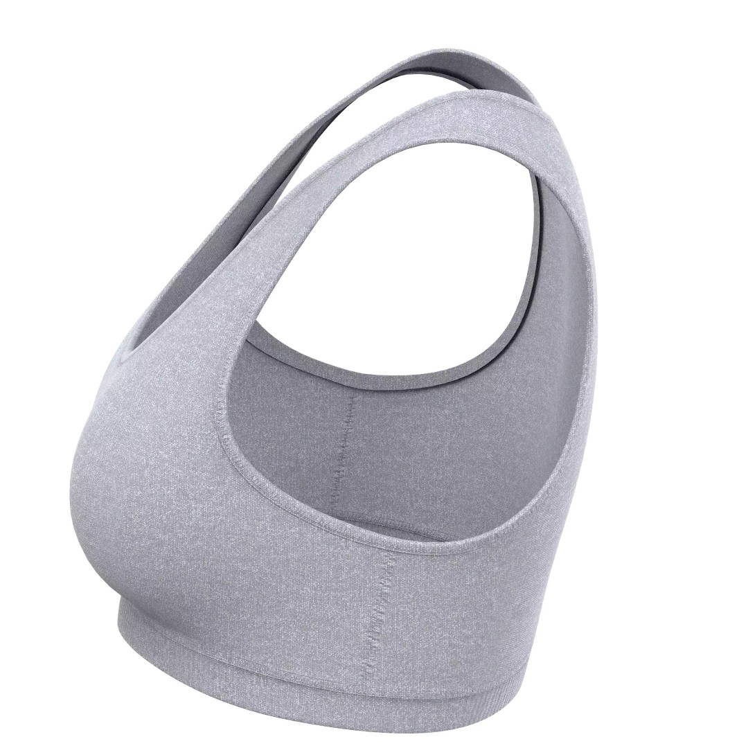 Sport Bra 3D Model – Low Poly Realistic Clothing for Fitness - View 22