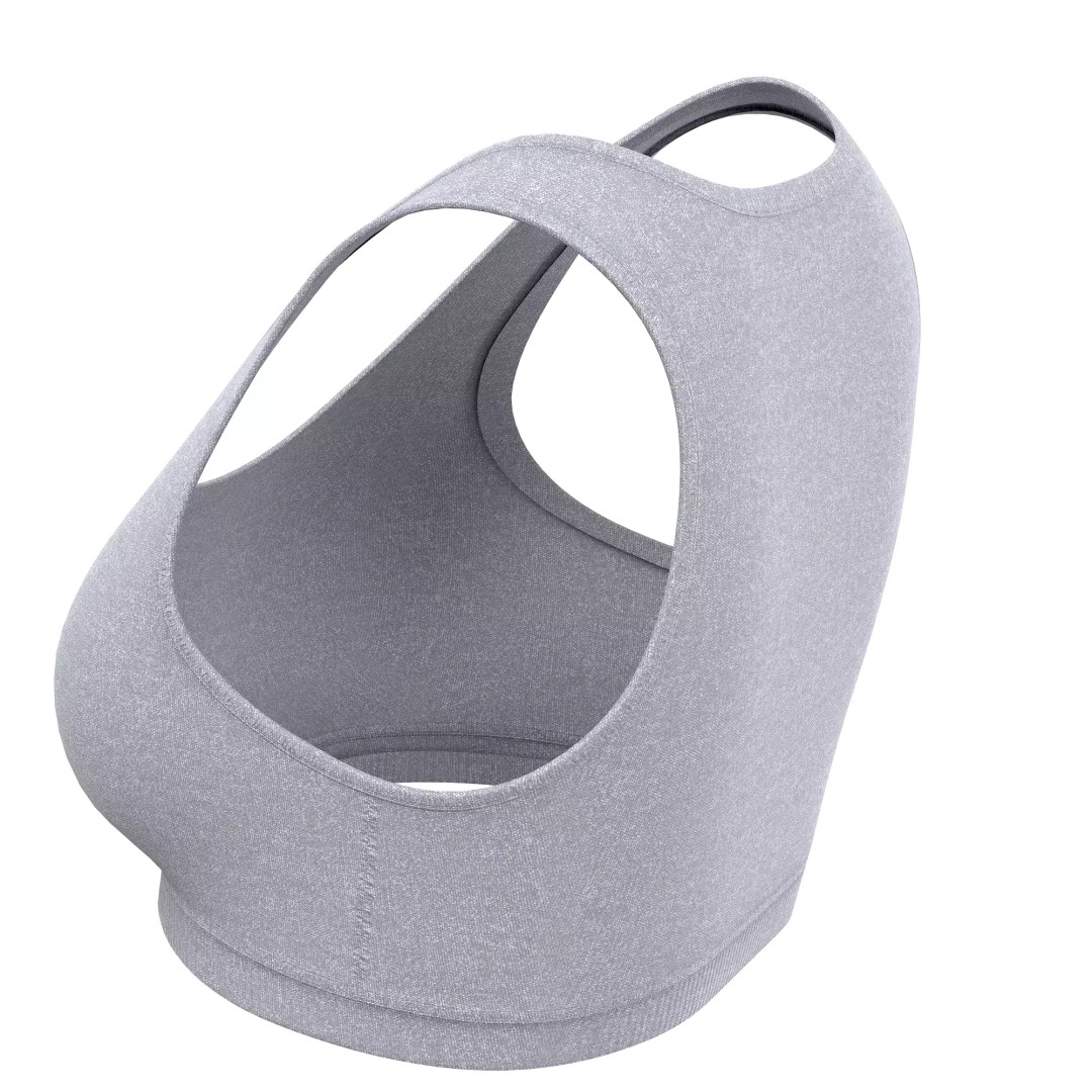 Sport Bra 3D Model – Low Poly Realistic Clothing for Fitness - View 24