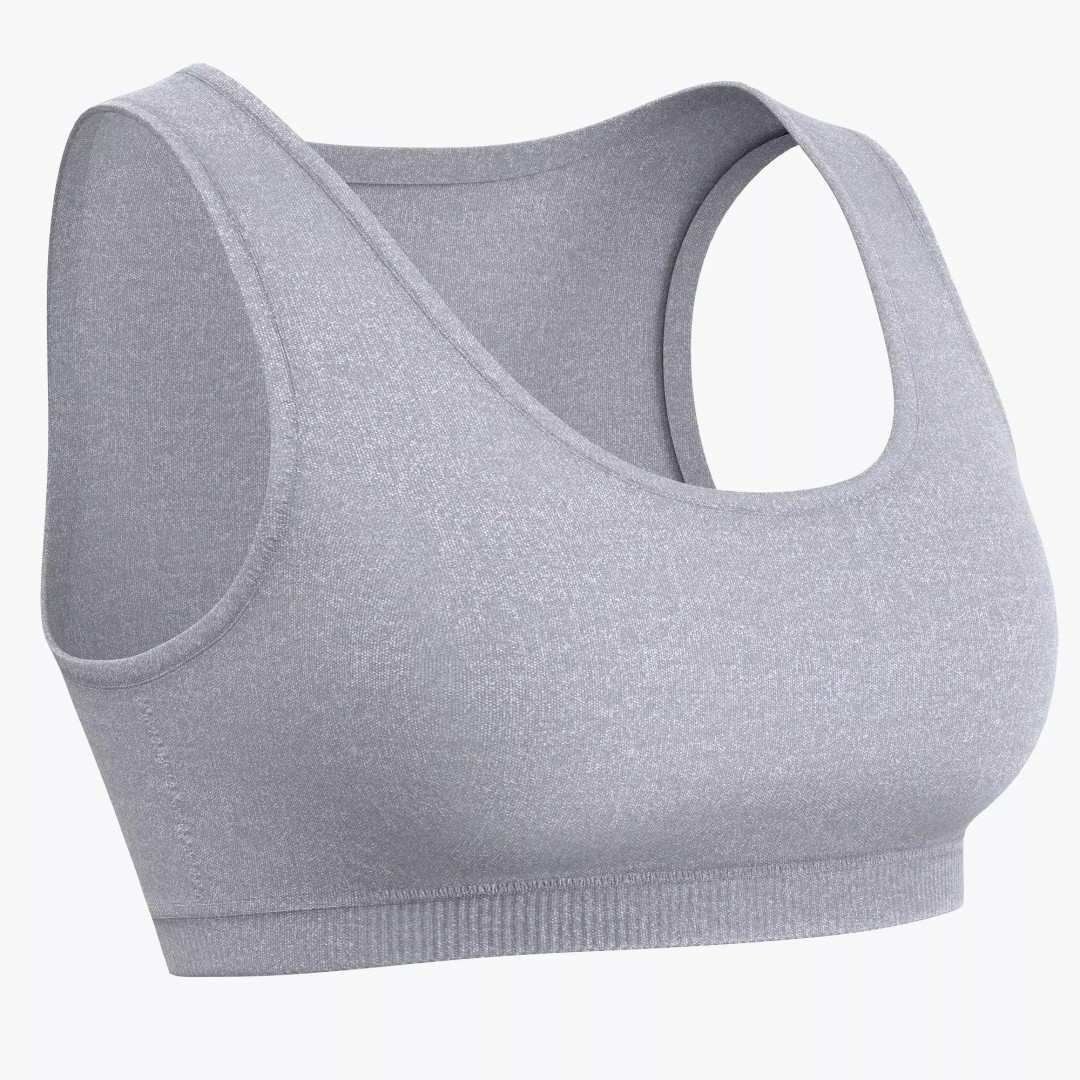Sport Bra 3D Model – Low Poly Realistic Clothing for Fitness - View 3