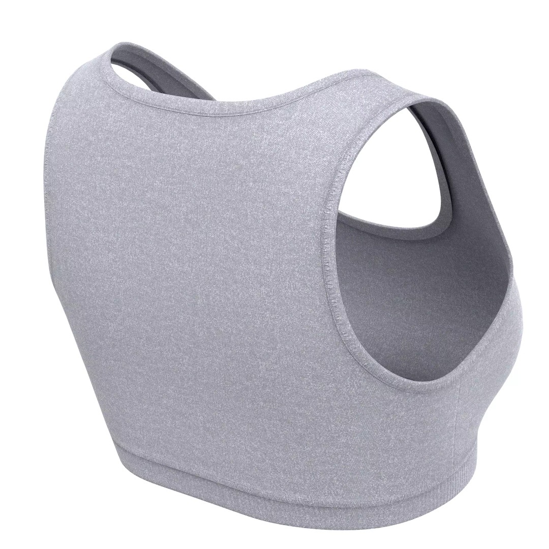 Sport Bra 3D Model – Low Poly Realistic Clothing for Fitness - View 34