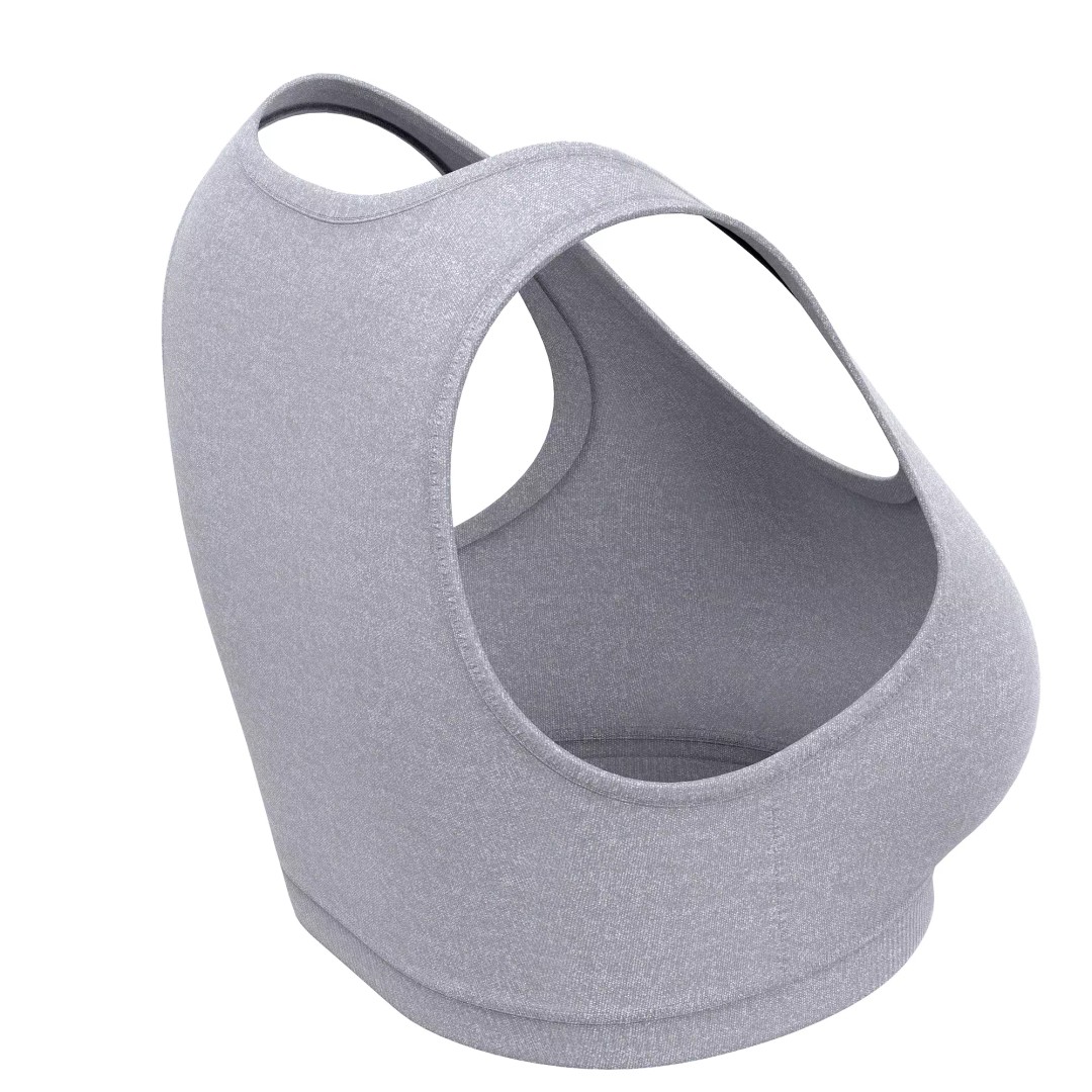 Sport Bra 3D Model – Low Poly Realistic Clothing for Fitness - View 36