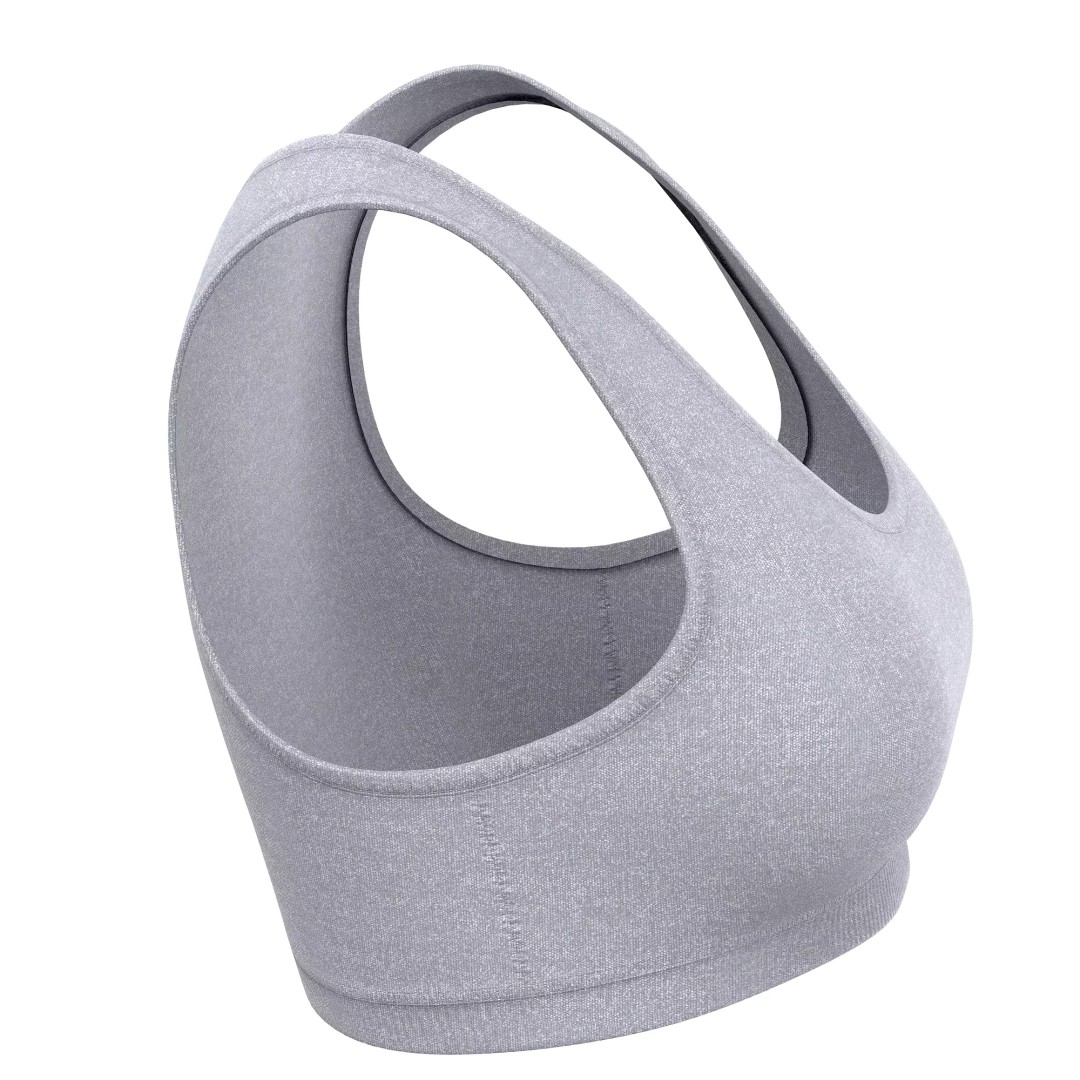 Sport Bra 3D Model – Low Poly Realistic Clothing for Fitness - View 39