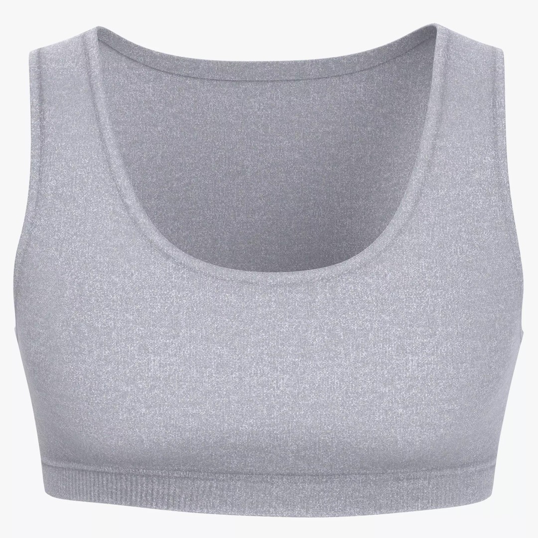 Sport Bra 3D Model – Low Poly Realistic Clothing for Fitness - View 4