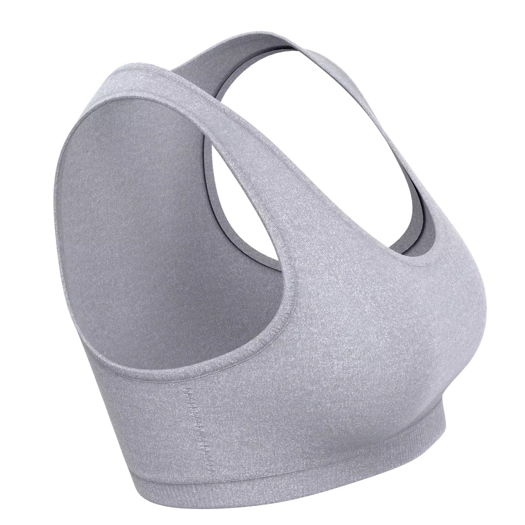 Sport Bra 3D Model – Low Poly Realistic Clothing for Fitness - View 40
