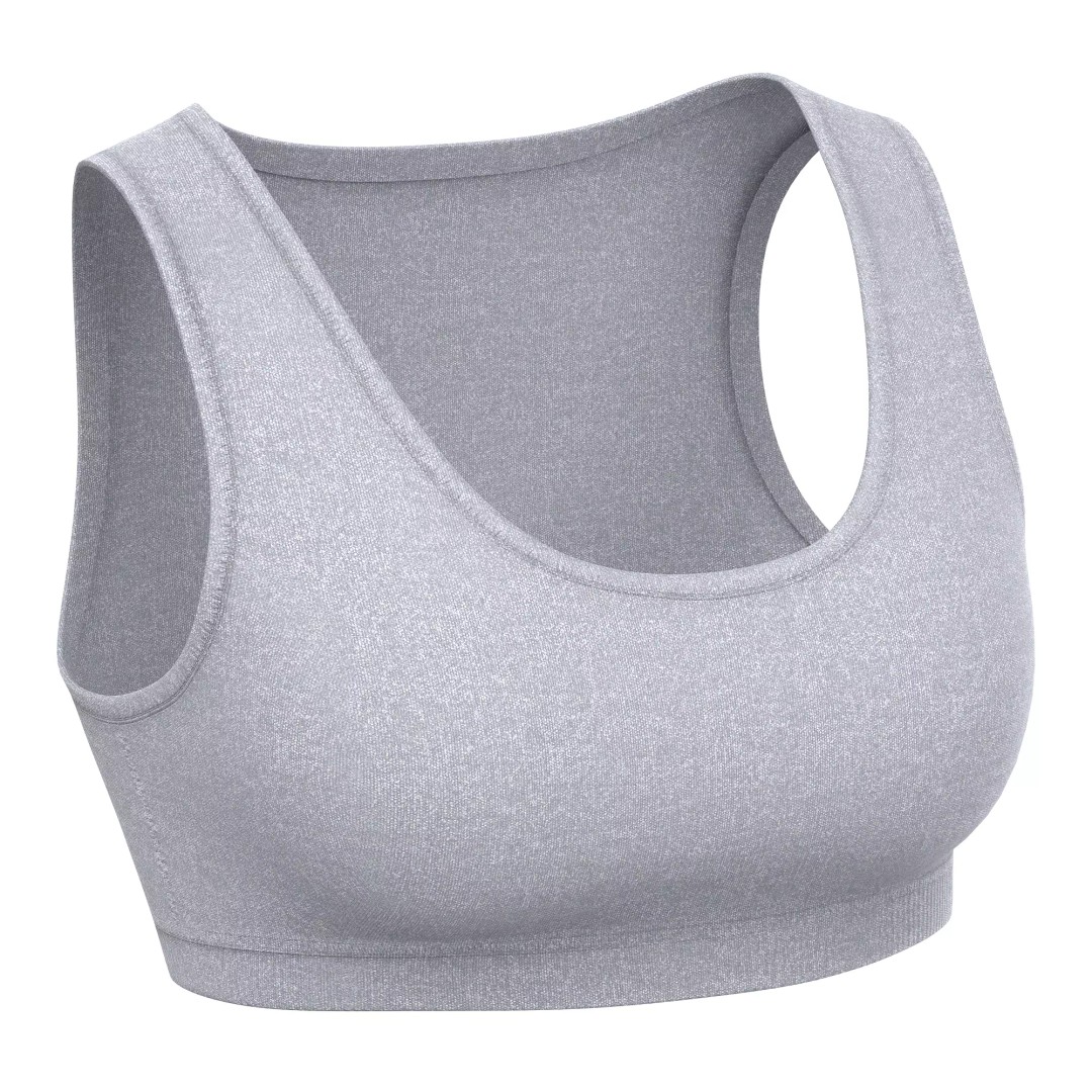 Sport Bra 3D Model – Low Poly Realistic Clothing for Fitness - View 44