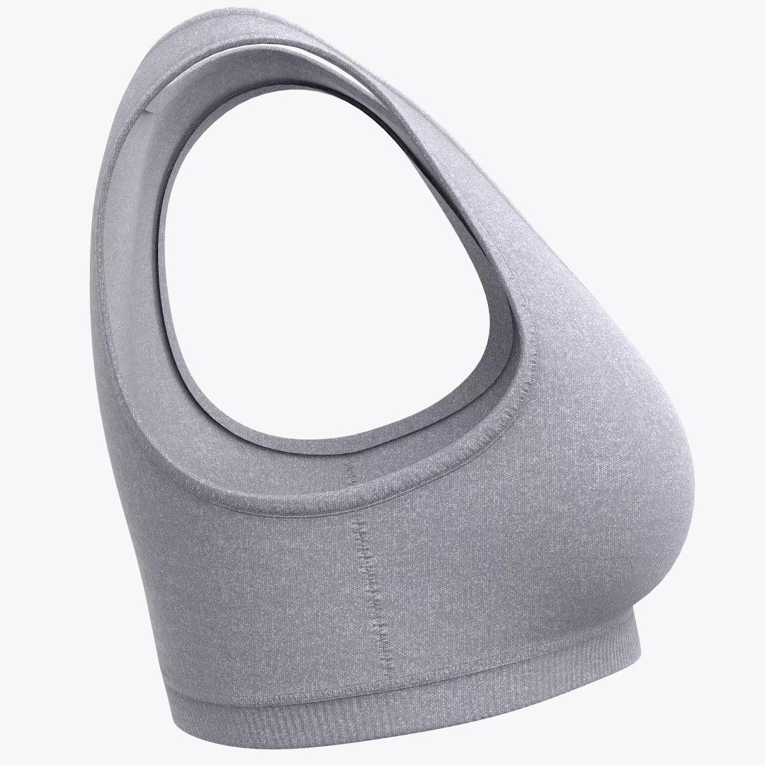 Sport Bra 3D Model – Low Poly Realistic Clothing for Fitness - View 9