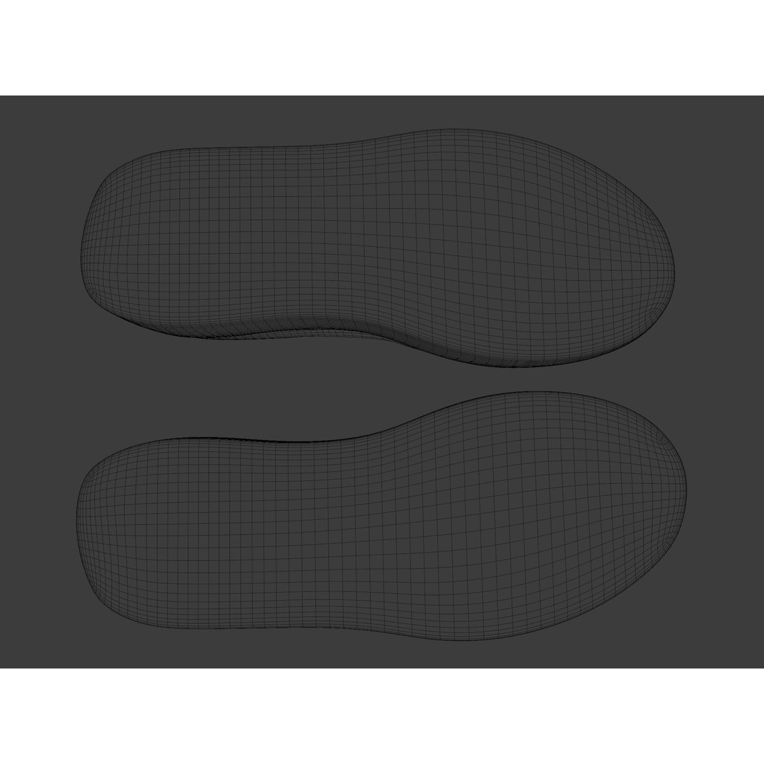 Casual Sneaker 3D Model – Low Poly Veja Style, Game Ready, FBX - View 14