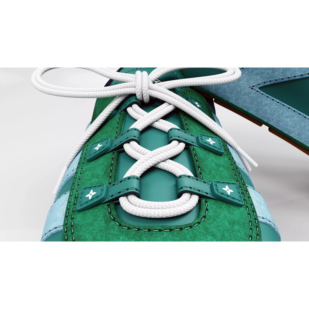 Louis Vuitton Sport Sneakers 3D Model – PBR High-Detail Asset, FBX - View 12
