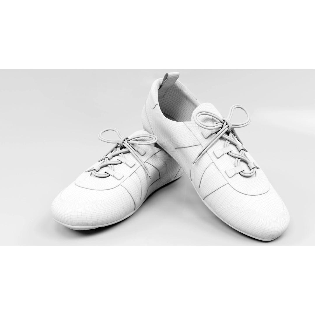 Louis Vuitton Sport Sneakers 3D Model – PBR High-Detail Asset, FBX - View 14