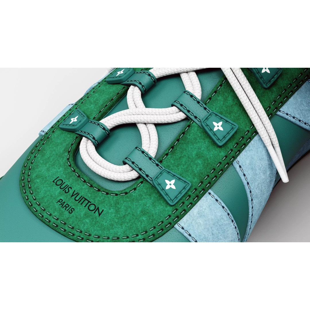 Louis Vuitton Sport Sneakers 3D Model – PBR High-Detail Asset, FBX - View 9