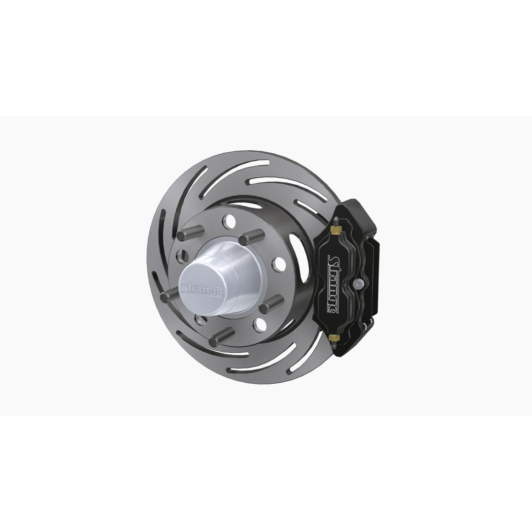 Strange Rear Brake Disc 3D Model – Low Poly Game Ready Asset, FBX - View 4