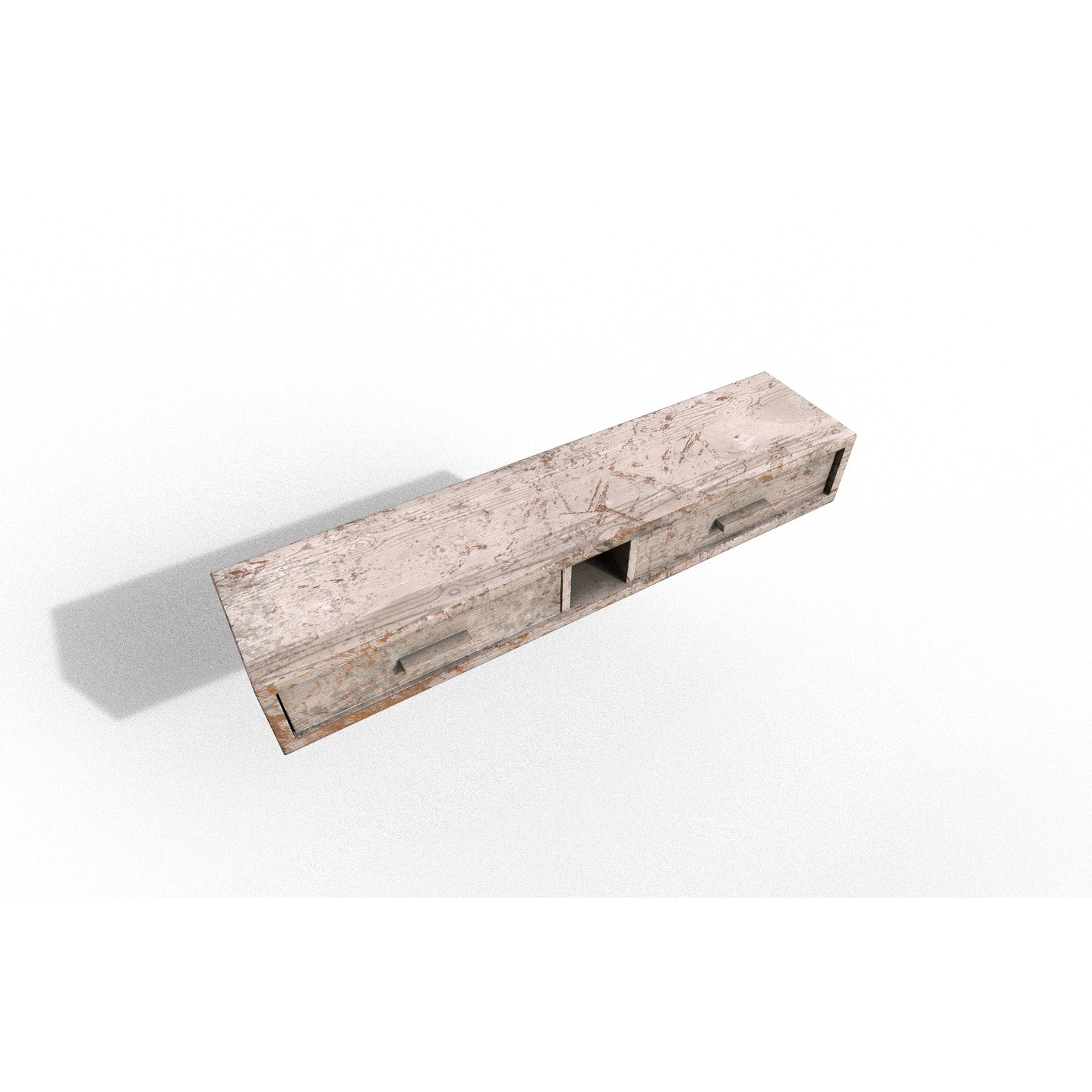 Old Modern Furniture Set - Low-Poly Game-Ready 3D Model - View 23