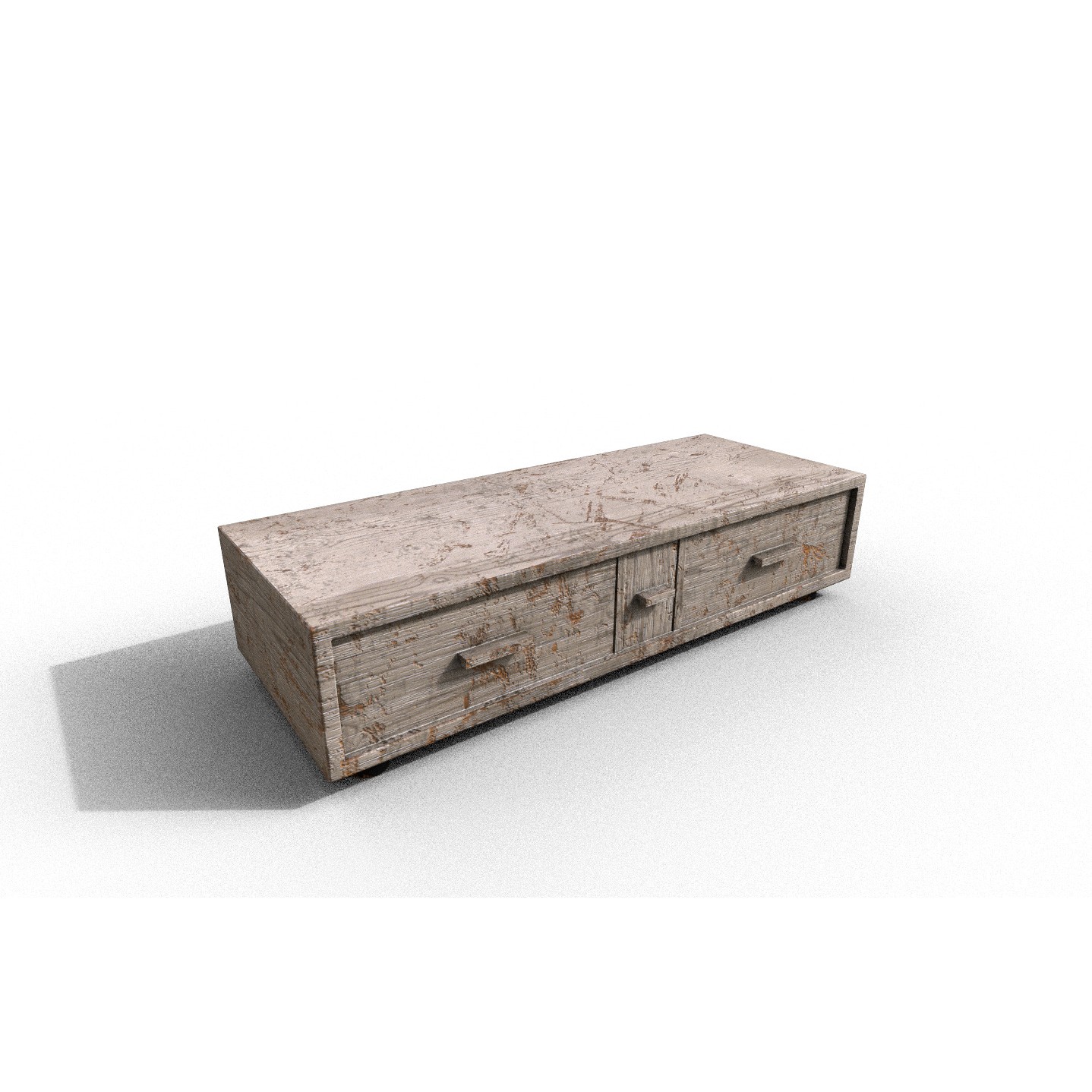 Old Modern Furniture Set - Low-Poly Game-Ready 3D Model - View 28