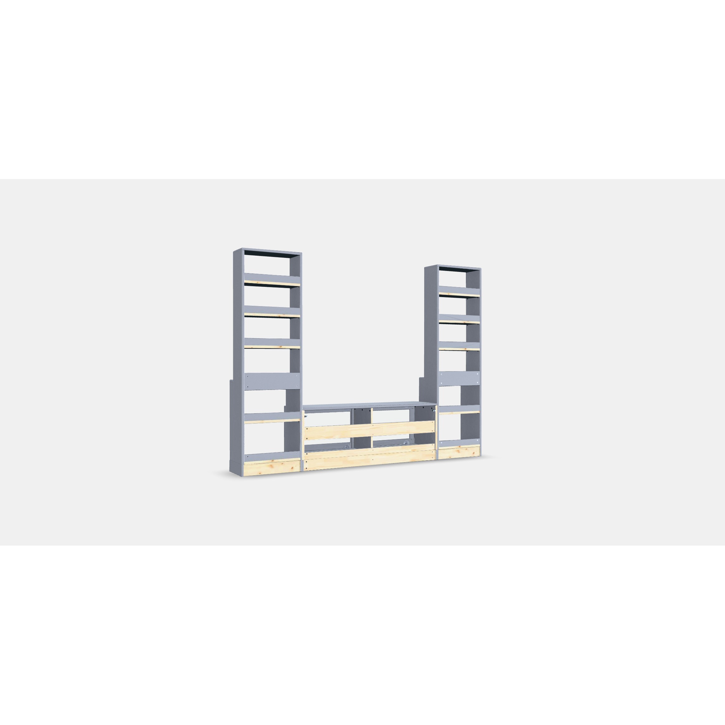 HAVSTA TV Storage Combination - Low-Poly Game-Ready 3D Model