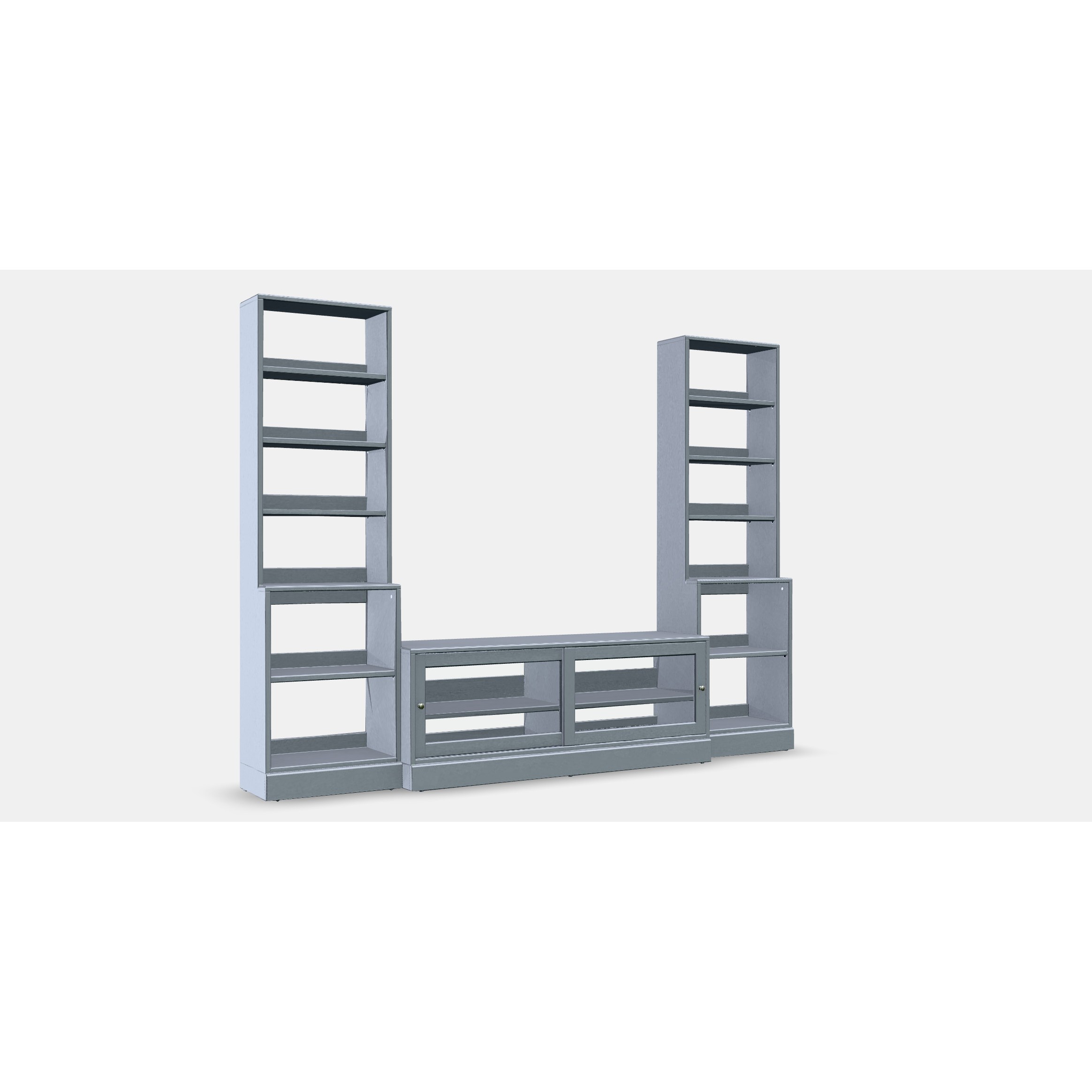 HAVSTA TV Storage Combination - Low-Poly Game-Ready 3D Model - View 10