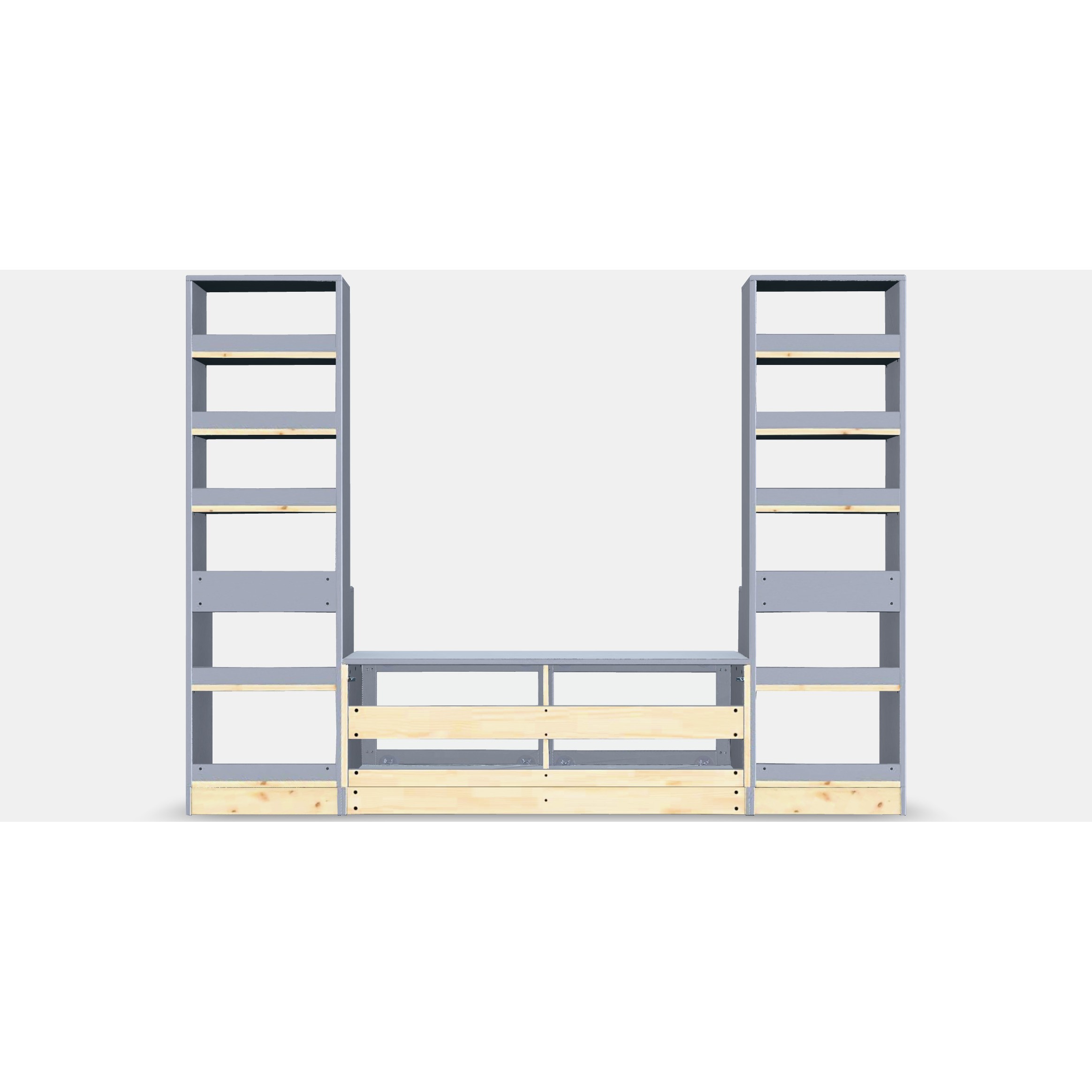 HAVSTA TV Storage Combination - Low-Poly Game-Ready 3D Model - View 16