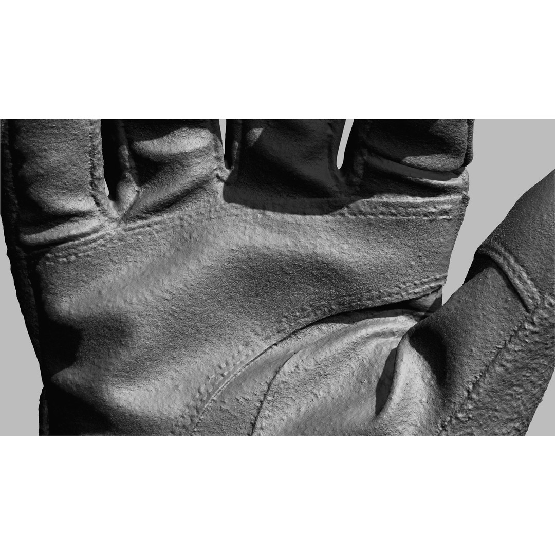 Winter Gloves 3D Model – Low Poly PBR Game Asset, FBX/OBJ - View 14