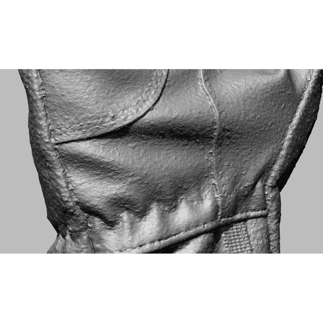 Winter Gloves 3D Model – Low Poly PBR Game Asset, FBX/OBJ - View 16