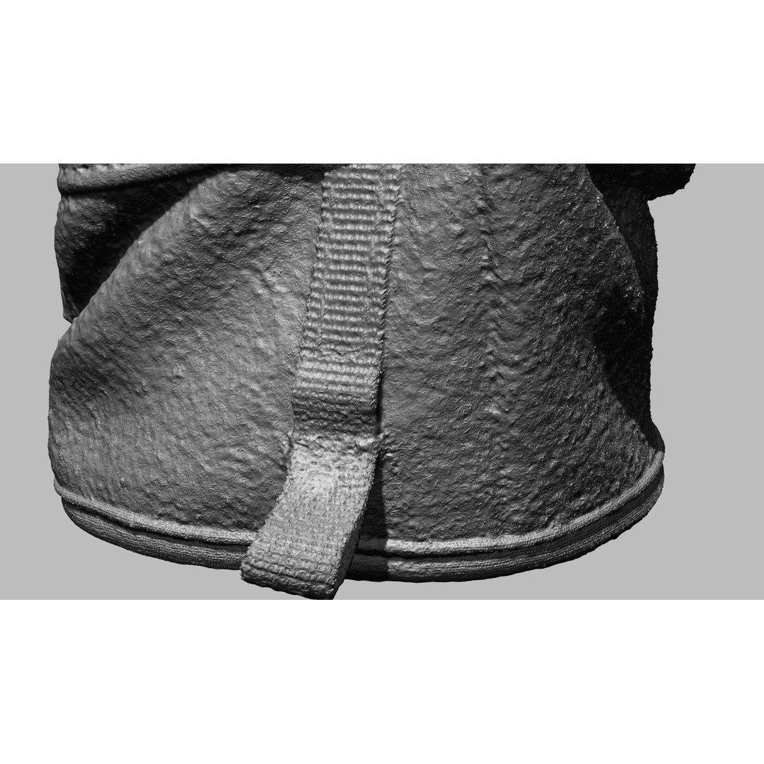Winter Gloves 3D Model – Low Poly PBR Game Asset, FBX/OBJ - View 17