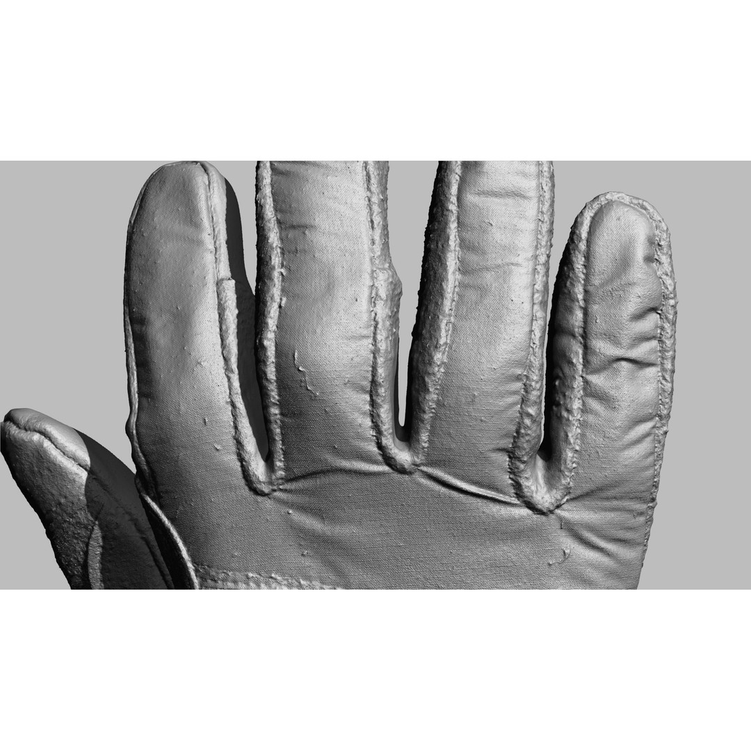 Winter Gloves 3D Model – Low Poly PBR Game Asset, FBX/OBJ - View 18