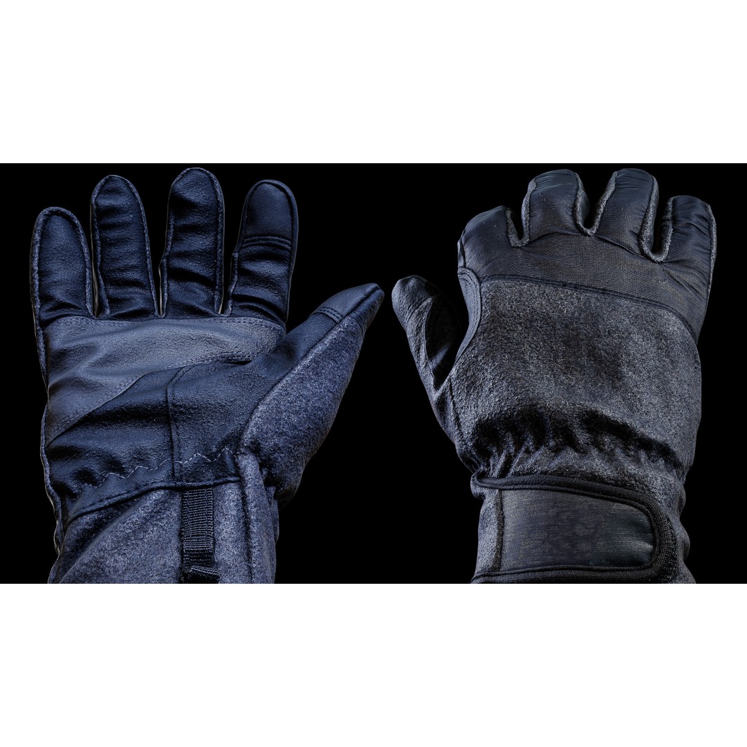 Winter Gloves 3D Model – Low Poly PBR Game Asset, FBX/OBJ - View 7