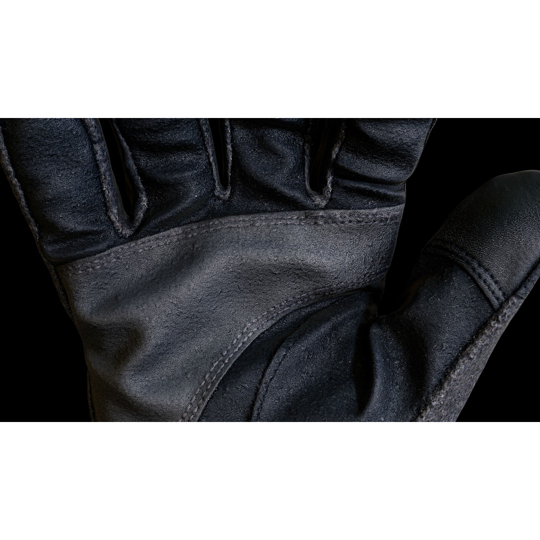 Winter Gloves 3D Model – Low Poly PBR Game Asset, FBX/OBJ - View 8