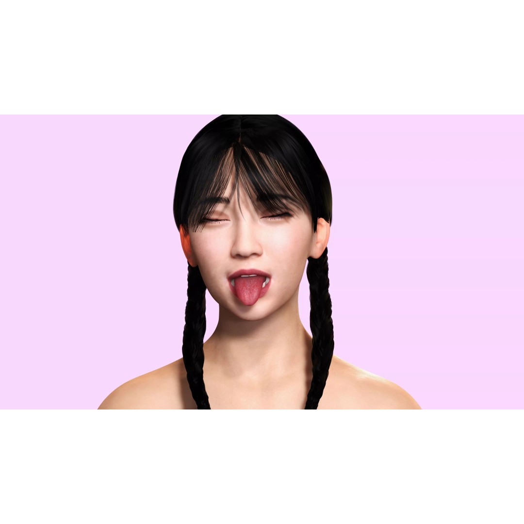 Sakura Kurohana 3D Model – Low Poly Rigged Character, FBX - View 12
