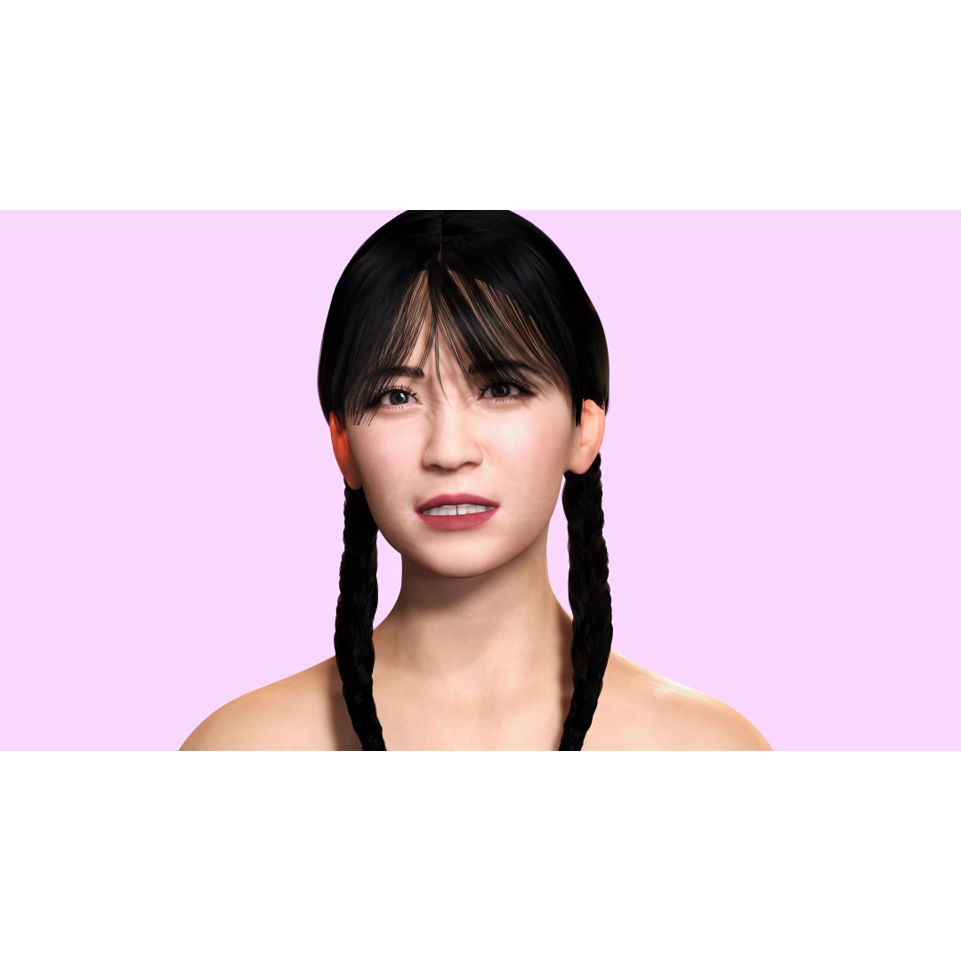 Sakura Kurohana 3D Model – Low Poly Rigged Character, FBX - View 14