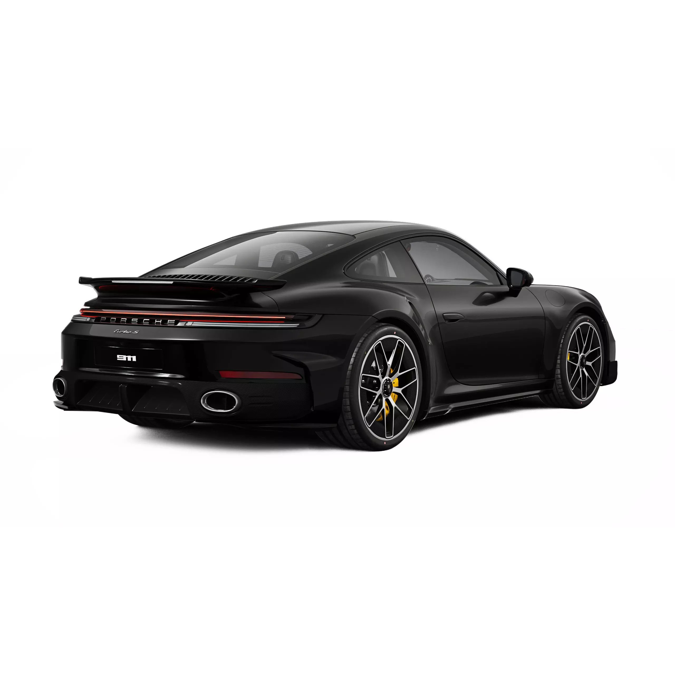 2026 Porsche 911 Turbo S - High-Quality 3D Model - View 12