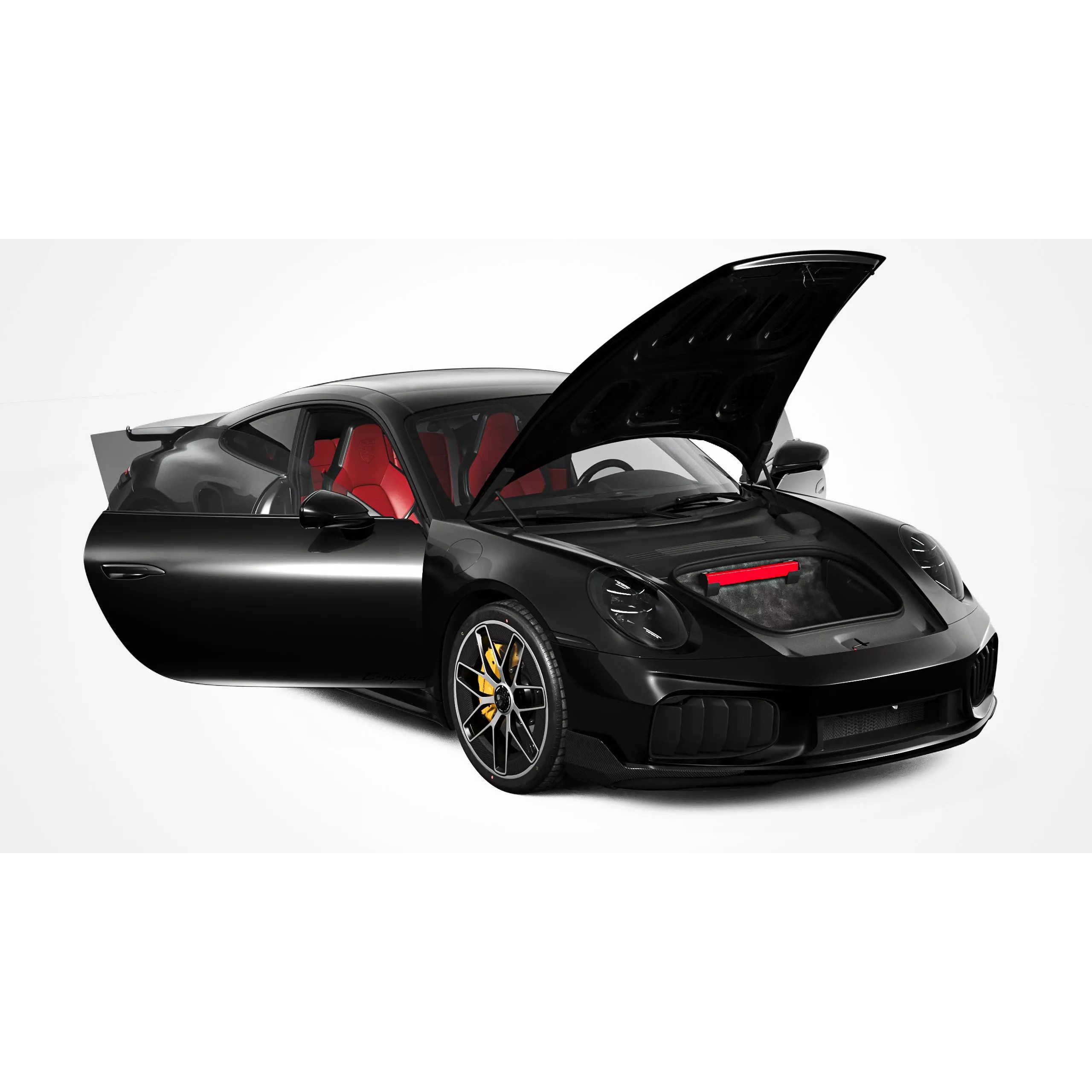 2026 Porsche 911 Turbo S - High-Quality 3D Model - View 17