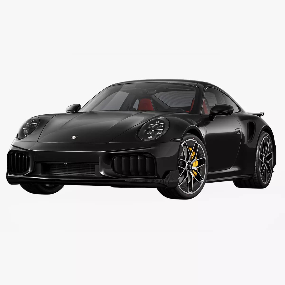 2026 Porsche 911 Turbo S - High-Quality 3D Model - View 2