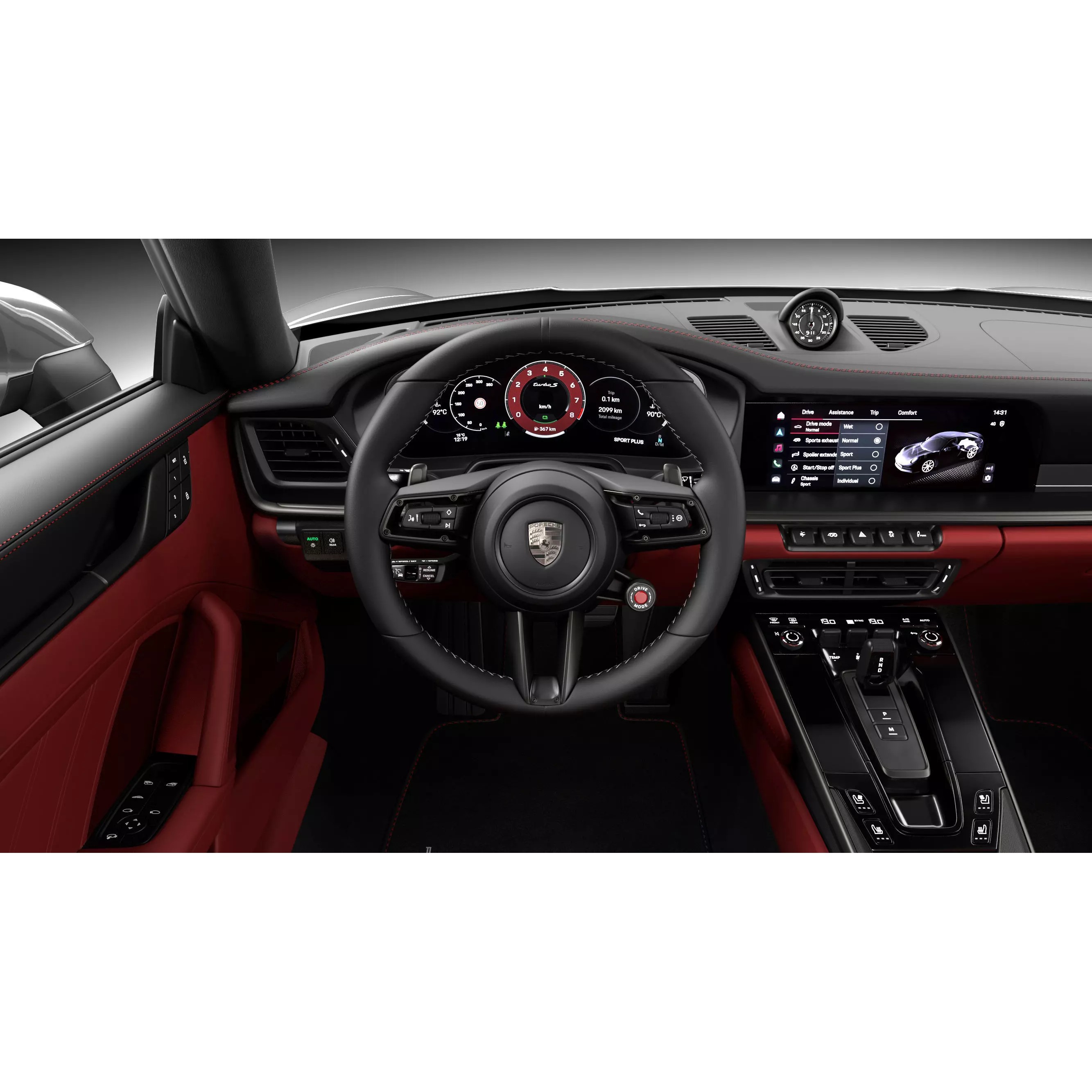 2026 Porsche 911 Turbo S - High-Quality 3D Model - View 22