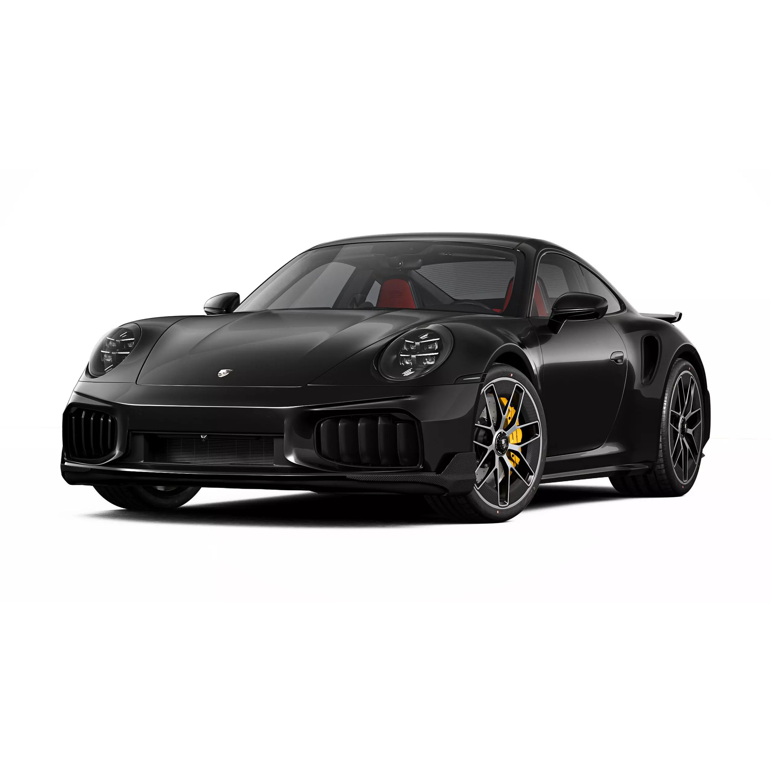 2026 Porsche 911 Turbo S - High-Quality 3D Model - View 3