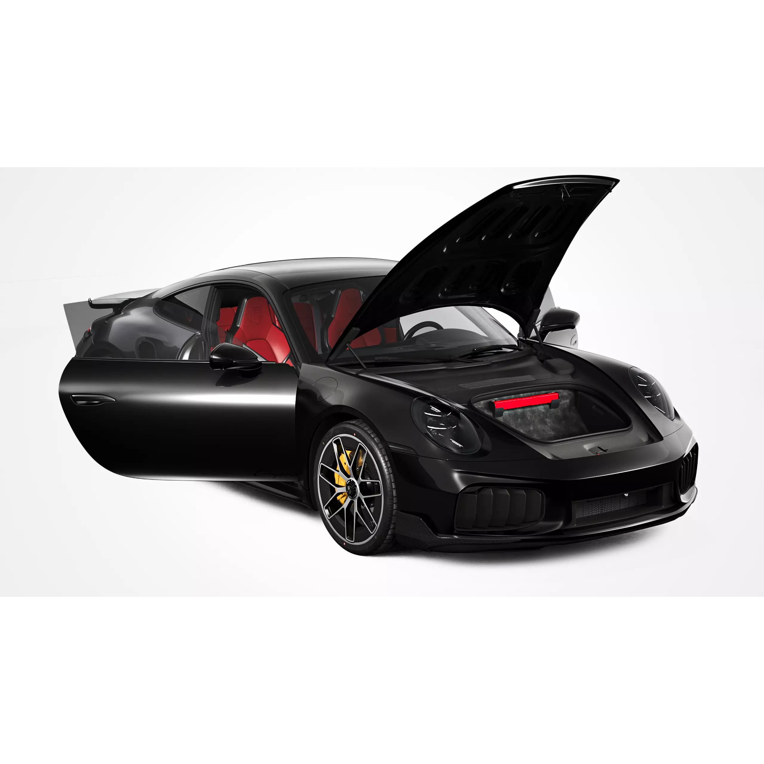 2026 Porsche 911 Turbo S - High-Quality 3D Model - View 4